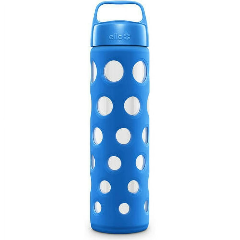 Ello Pure Glass Water Bottle。 Ello Pure BPA-Free Glass Water Bottle with Lid, 20 oz