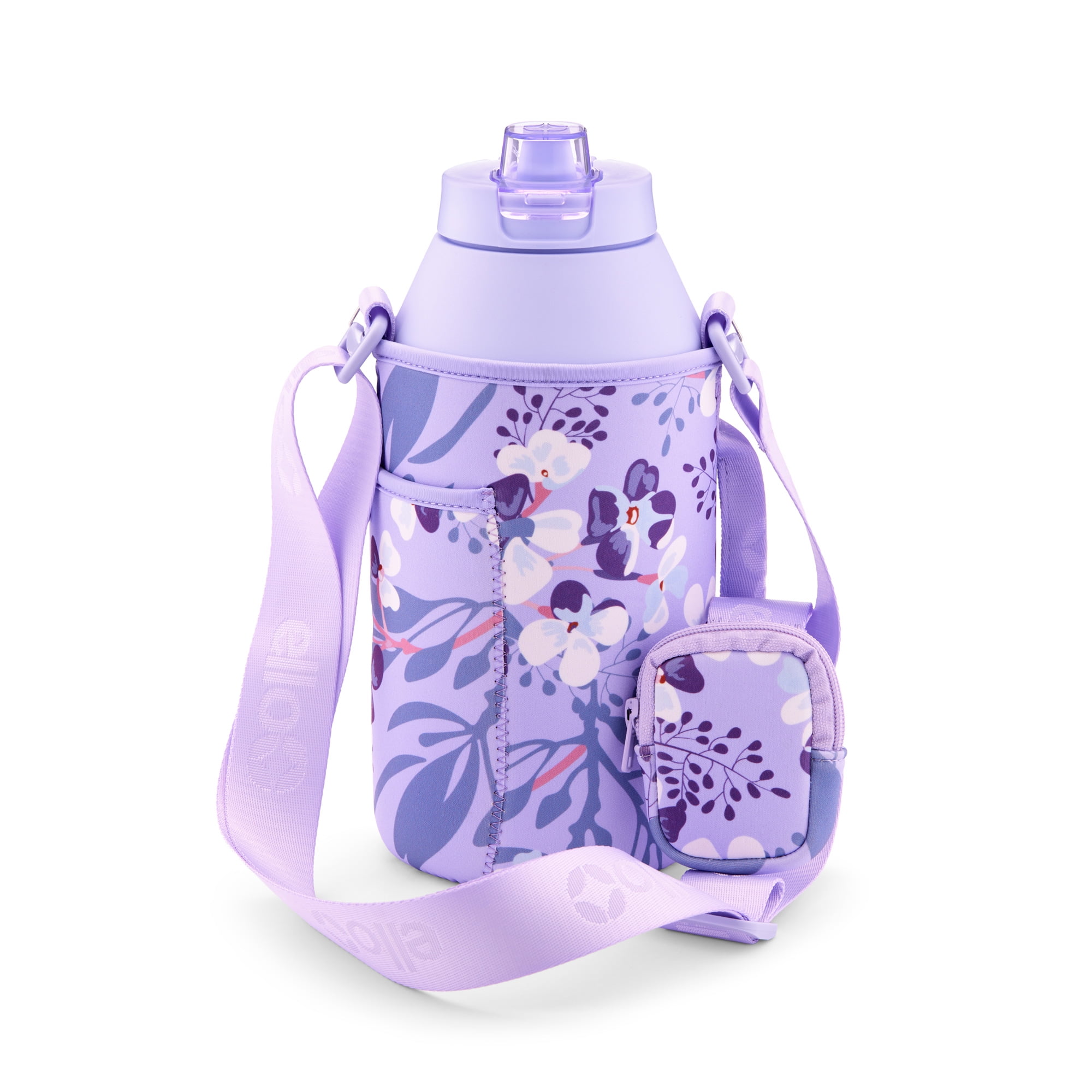 Ello Ultra Clean 64 oz Stainless Steel Water Bottle with Carrying Case