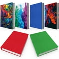 thumbnail image 1 of Ellopi 8" x 10" Stretchable Book Covers Cool Print or Solid Book Sox, 6 Ct, 1 of 7