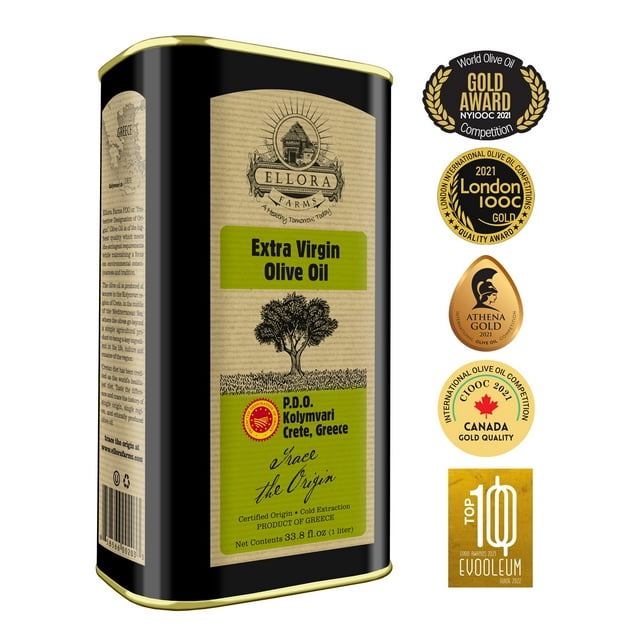 Ellora Farms, Greek Extra Virgin Olive Oil, Global Award Winner, Single