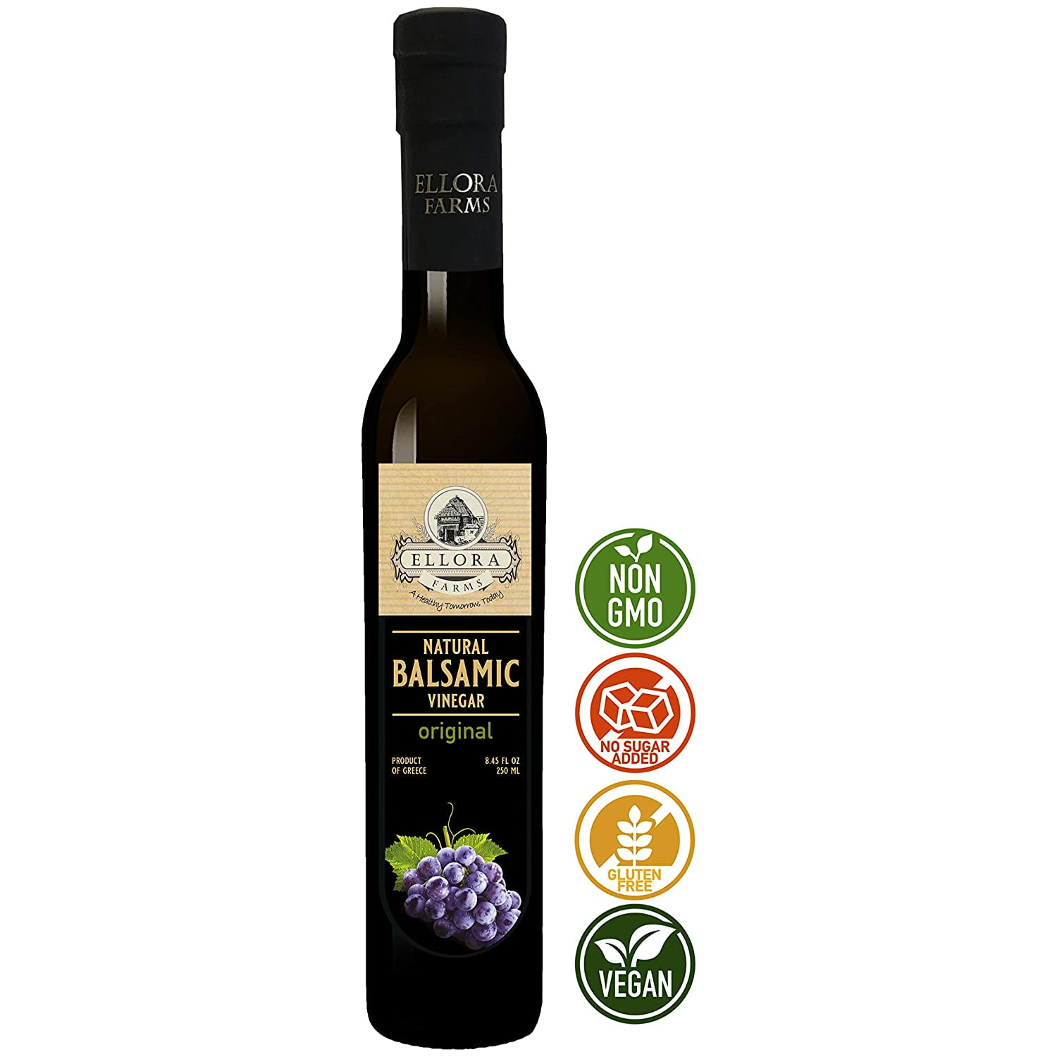 Ellora Farms, Original Thick Balsamic Vinegar, NoAdditives, NoAdded