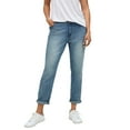 thumbnail image 1 of Ellos Comfortable Women's Plus Size Boyfriend Jeans Stretch Denim Mid-Rise, 1 of 6