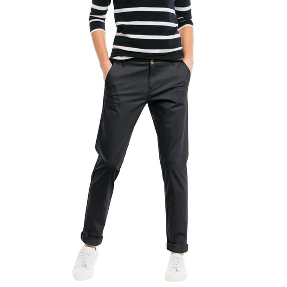 Ellos Comfortable Women's Plus Size Modern Stretch Chino Pants Slim Fit Work & Casual