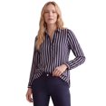 thumbnail image 1 of Ellos Plus Size Button Placket Popover Tunic, 1 of 6