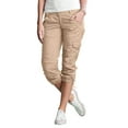 thumbnail image 1 of Ellos Plus Size Cargo Capris Pants, 1 of 2