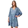 thumbnail image 1 of Ellos Plus Size Crinkle Keyhole Empire Dress, 1 of 1