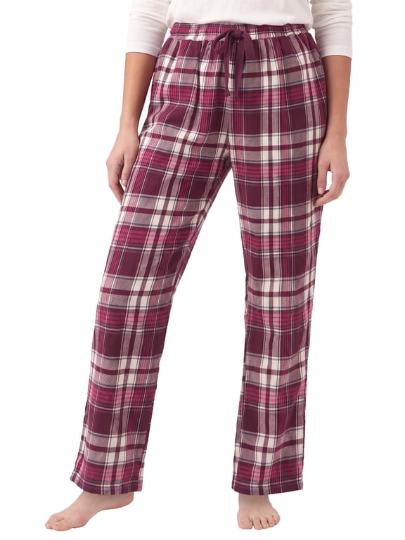 Plus Size Flannel Sleep Pant With Drawstring Waist