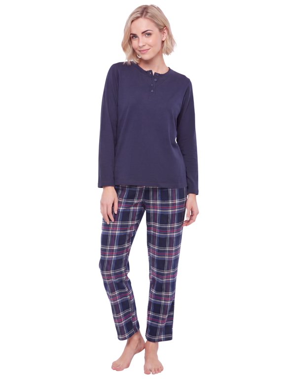 Plus Size Flannel Sleep Pant With Drawstring Waist