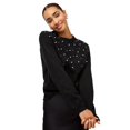 thumbnail image 1 of Ellos Plus Size Pearl Embellished Pullover, 1 of 3