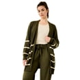 thumbnail image 1 of Ellos Plus Size Shaker Stitch Cardigan, 1 of 2