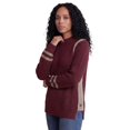 thumbnail image 1 of Ellos Plus Size Side Stripe Mockneck Sweater, 1 of 4