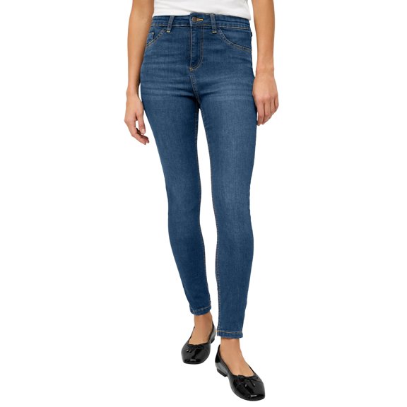 Ellos Plus Size Slim Stretch 5 Pocket Skinny Jeans