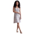 thumbnail image 1 of Ellos Plus Size Stretch Jersey Knit A-Line Crossover Back Tank Short Dress, 1 of 4