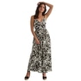 thumbnail image 1 of Ellos Plus Size Stretch Jersey Knit Surplice Bodice Maxi Tank Dress, 1 of 4