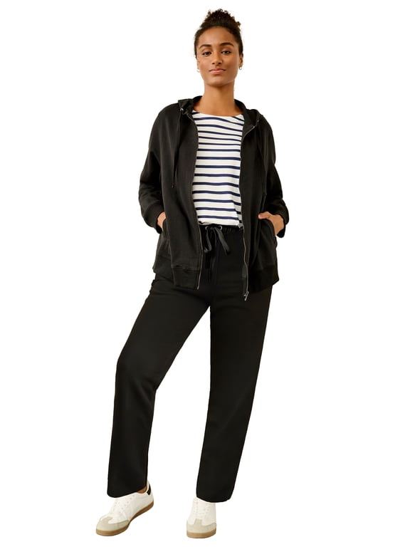Plus Size Studio French Terry Straight Leg Sweatpants