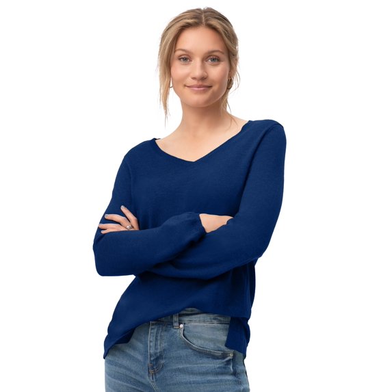 Ellos Plus Size V-Neck Sweater Tunic