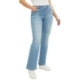 thumbnail image 1 of Ellos Women's Back Elastic Bootcut Jeans Jeans, 1 of 4