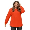 thumbnail image 1 of Ellos Women's Blouson Sleeve Sweatshirt Tunic Sweatshirt, 1 of 7