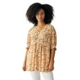 thumbnail image 1 of Ellos Women's Button Front Crinkle Tunic, 1 of 2