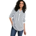 thumbnail image 1 of Ellos Women's Button Placket Popover Tunic Tunic, 1 of 6