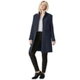thumbnail image 1 of Ellos Women's Classic Wool-Blend Coat Coat, 1 of 6