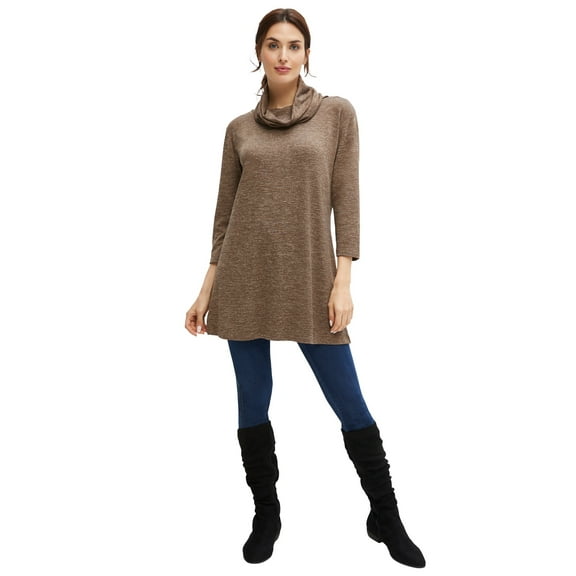 Ellos Women's Cowl Neck Tunic
