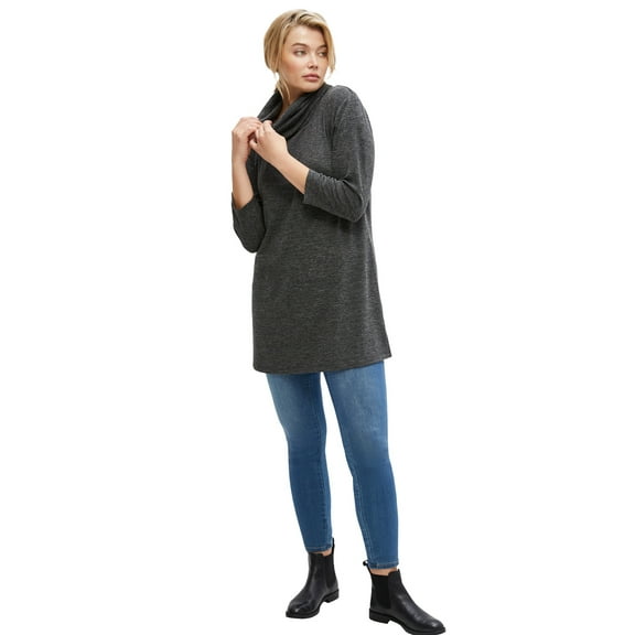 Ellos Women's Cowl Neck Tunic