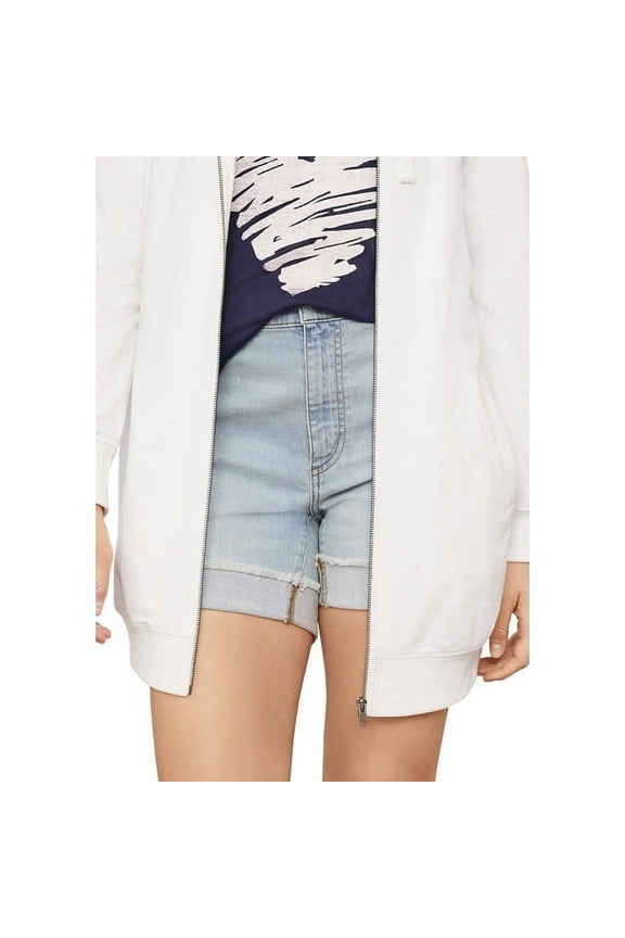 Women's Frayed Hem Shorts Shorts