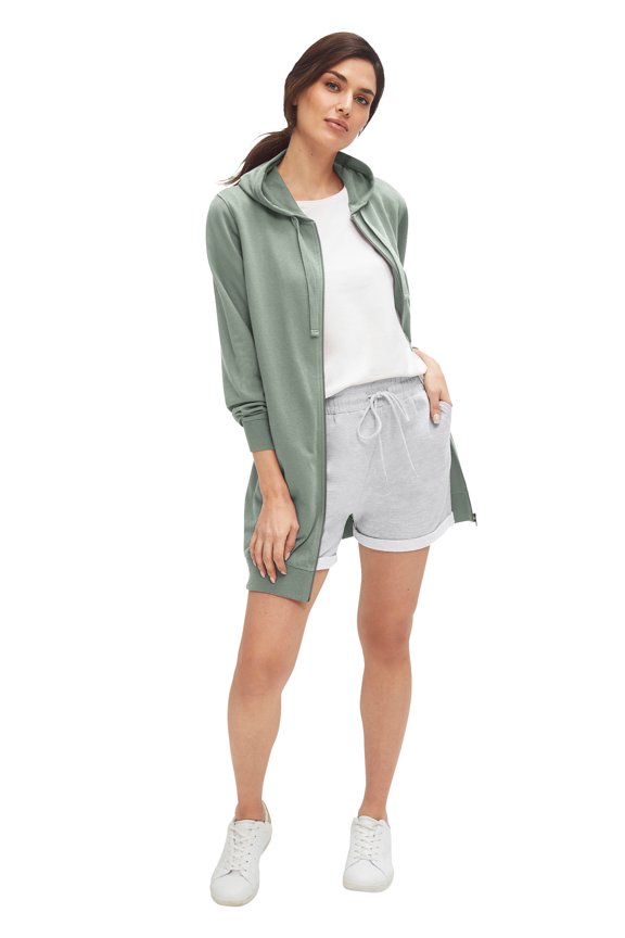 Women's French Terry Drawstring Shorts