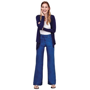 Women's Plus Size Tall Cuff Jean, Size: 18, Blue