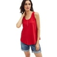 thumbnail image 1 of Ellos Women's Knit Henley Tank Top, 1 of 6