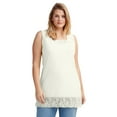 thumbnail image 1 of Ellos Women's Lace Hem Tunic Tank Tunic, 1 of 4