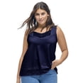 thumbnail image 1 of Ellos Women's Lace-Trim Tank Top, 1 of 5