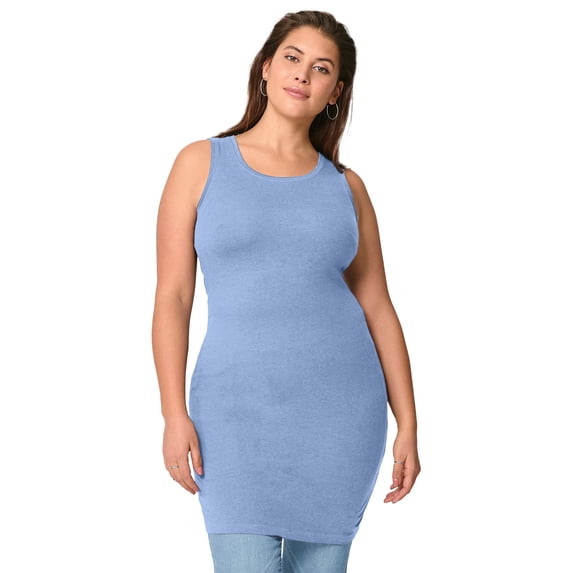 Ellos Women's Long Sleeveless Tank Top