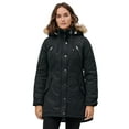thumbnail image 1 of Ellos Women's Modern A-Line Parka Coat, 1 of 6