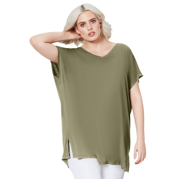 Ellos Women's Oversized Tunic Tunic