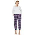 thumbnail image 1 of Ellos Women's Plaid Flannel Sleep Pants Pajama Bottoms, 1 of 6