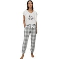 thumbnail image 1 of Ellos Women's Plaid Flannel Sleep Pants Pajama Bottoms, 1 of 6