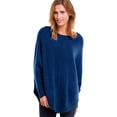 thumbnail image 1 of Ellos Women's Poncho Sweater Pullover, 1 of 4