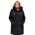thumbnail image 1 of Ellos Women's Side-Snap Zip-Front Parka Coat, 1 of 7