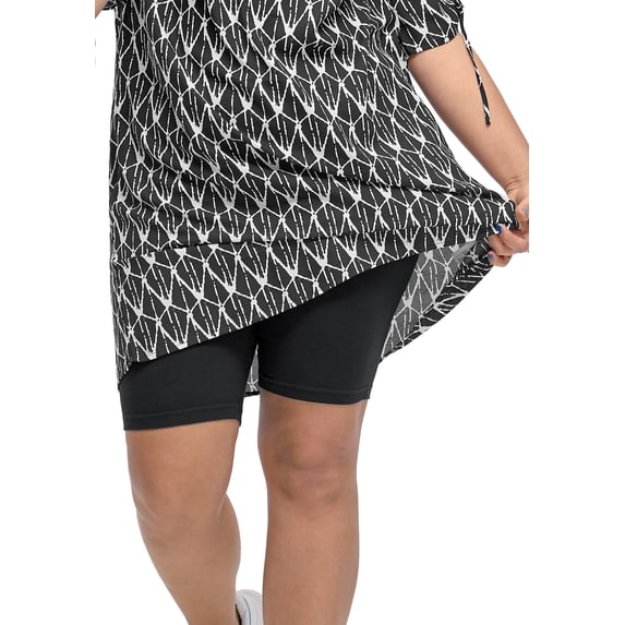 Ellos Women's Stretch Knit Bike Shorts Shorts