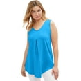 thumbnail image 1 of Ellos Women's Tank Tunic With Inverted Pleat, 1 of 2