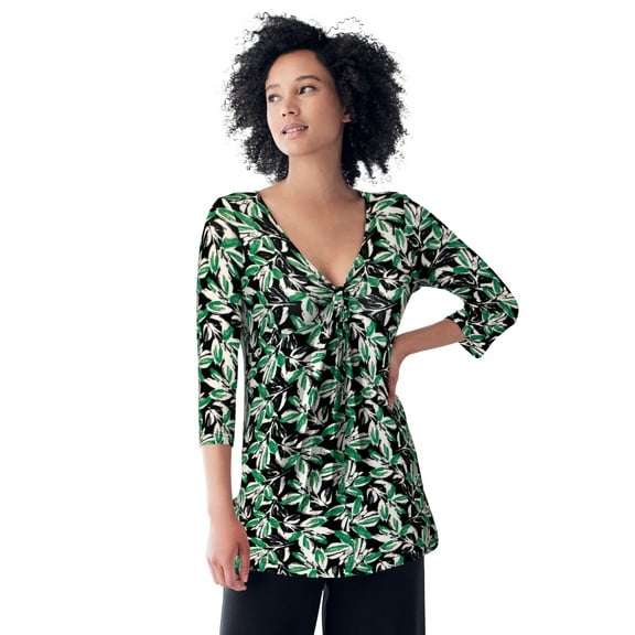 Ellos Women's Twisted Knot-Front Tunic Tunic