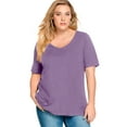 thumbnail image 1 of Ellos Women's V-Neck A-Line Tunic Tunic, 1 of 3