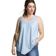 thumbnail image 1 of Ellos Women's V-Neck Pointed Front Tank Top, 1 of 5