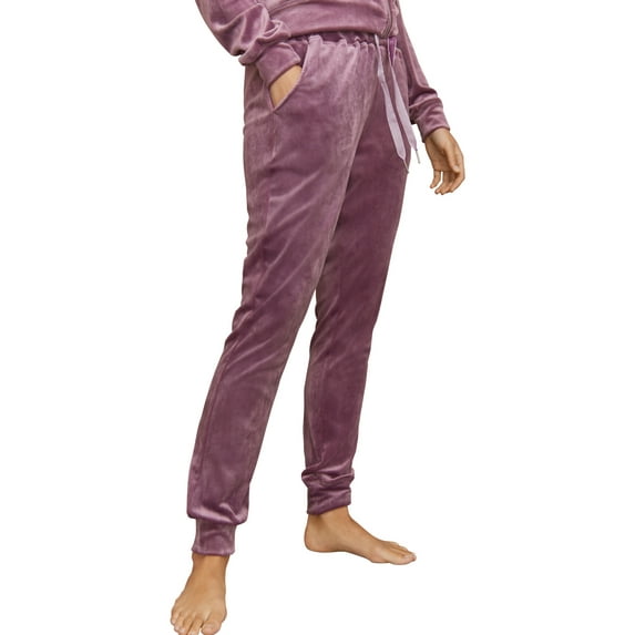 Ellos Women's Velour Jogger Pants Pajama Bottoms