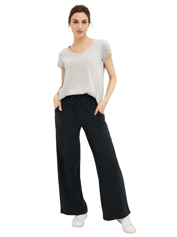 Women's Wide Leg French Terry Sweatpant