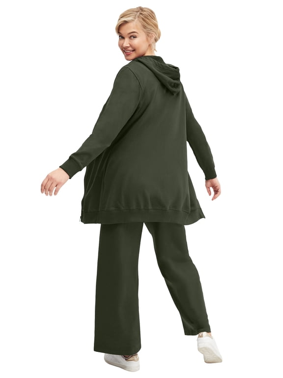 Women's Wide Leg French Terry Sweatpant
