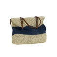 thumbnail image 1 of Ellos Women's Zip Top Straw Bag Handbag, 1 of 4