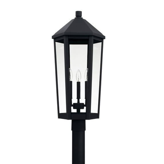 Ellsworth 3-light Black Post Mount